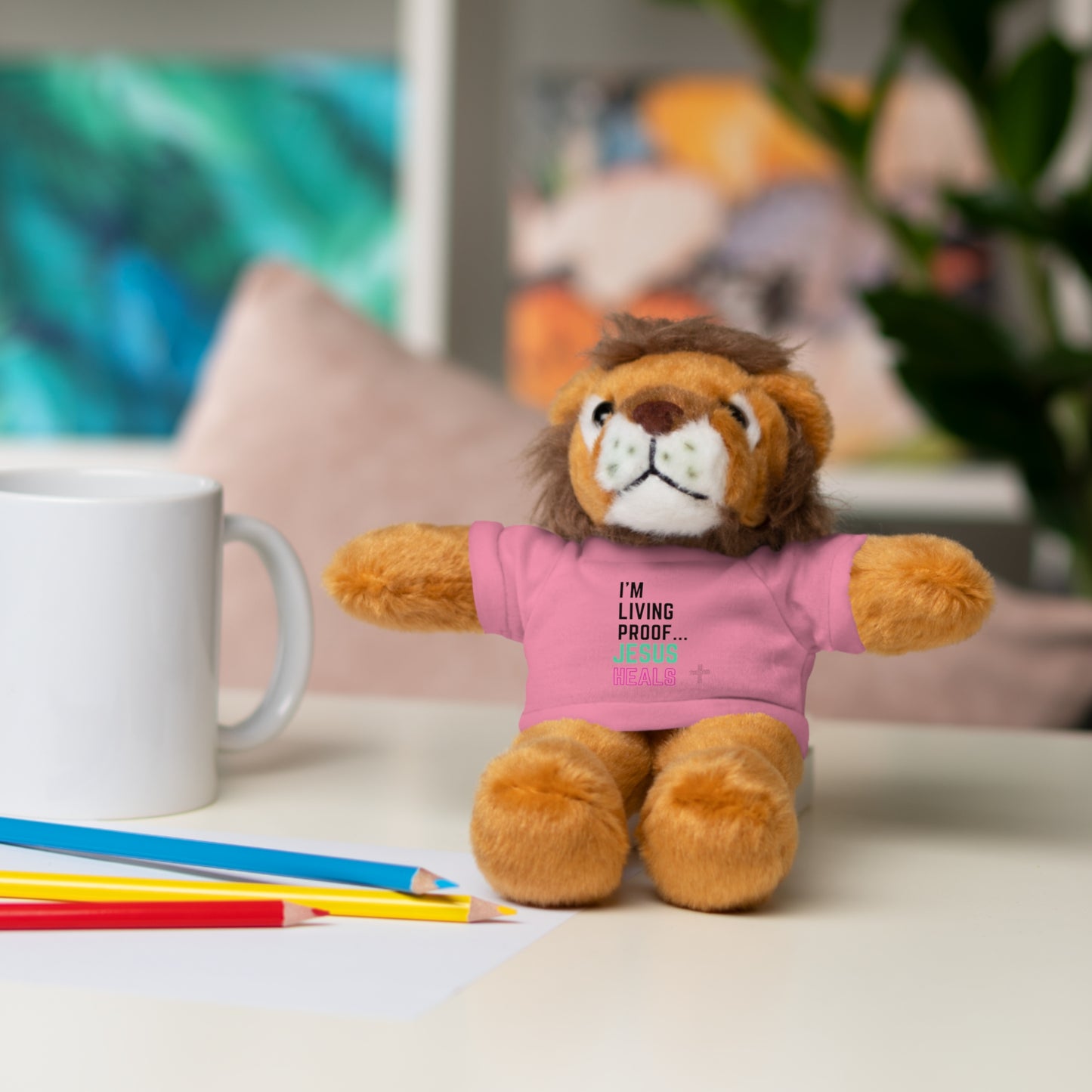 I am living proof...God heals- Stuffed Animals