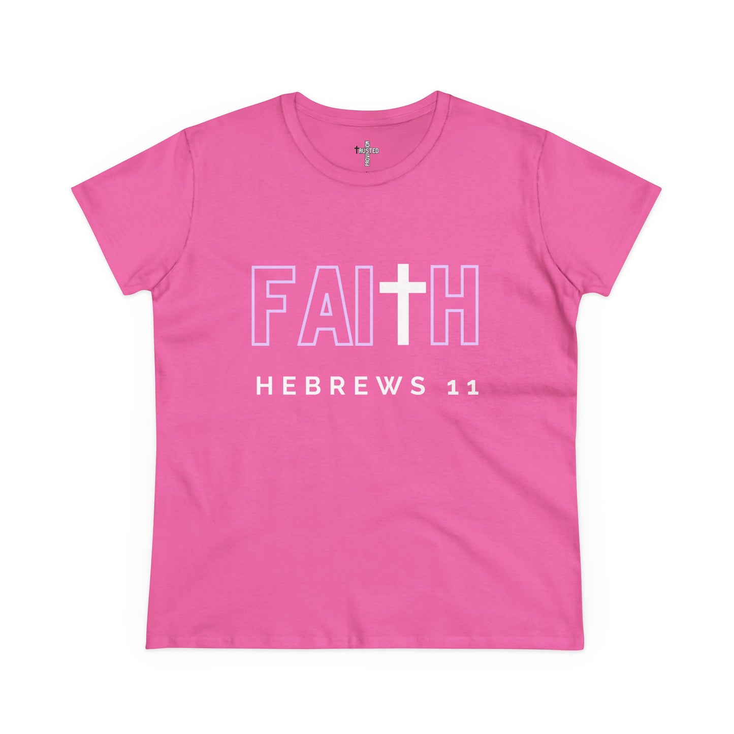 FAITH/HEBREWS 11- Women's Softstyle T-Shirt (lilac)