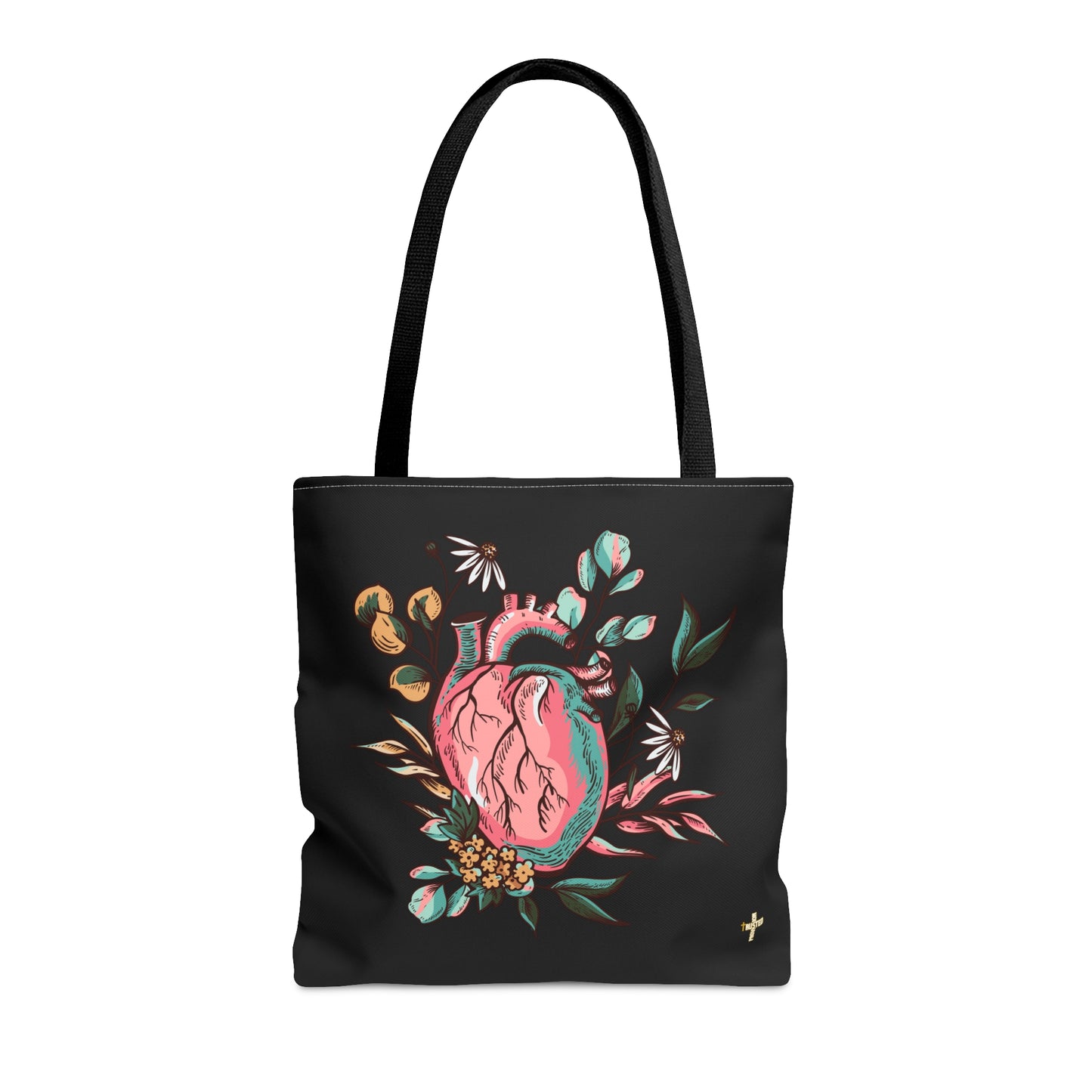 New Heart- Tote Bag (black)
