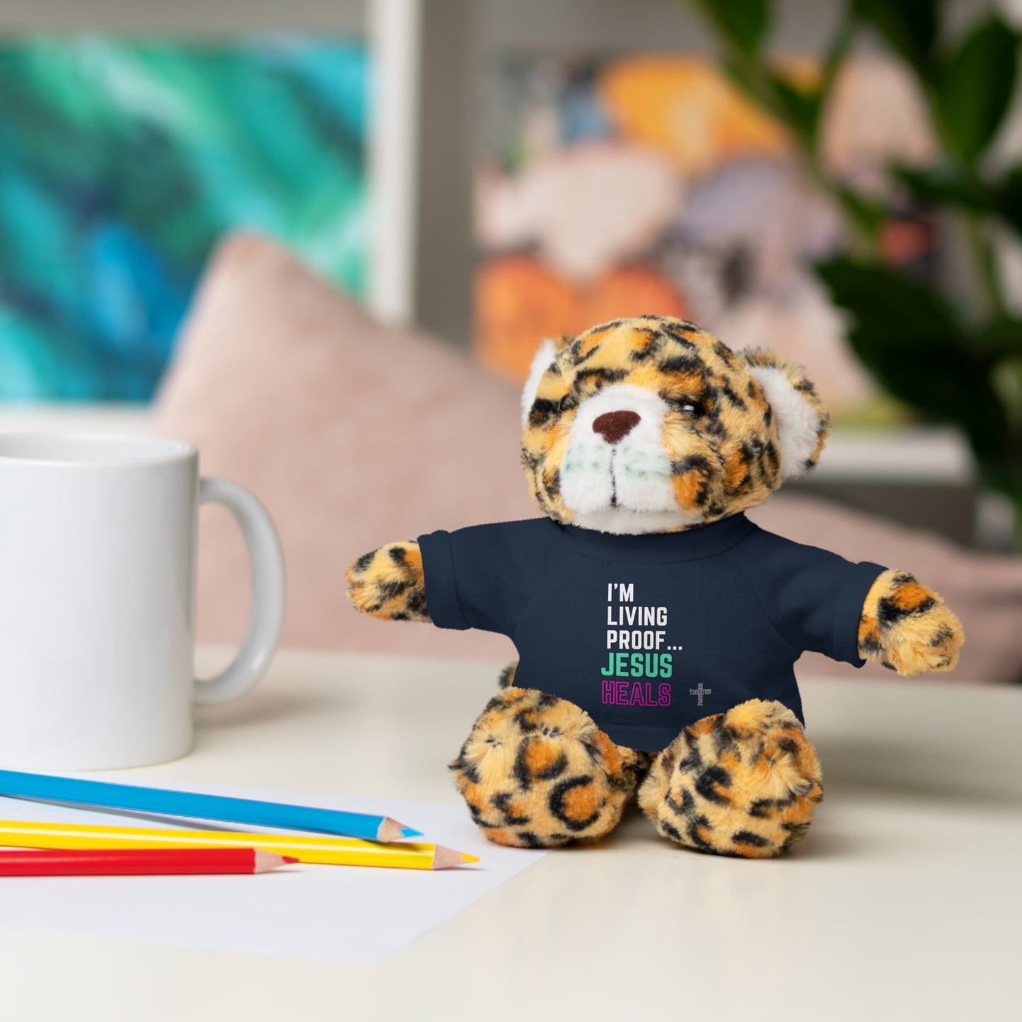 I am living proof...God heals- Stuffed Animals