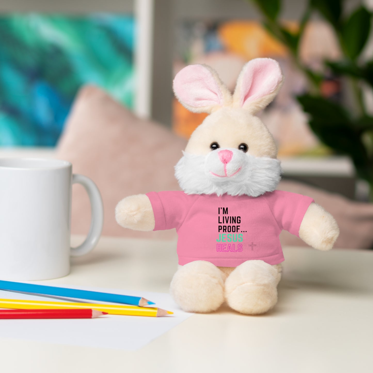 I am living proof...God heals- Stuffed Animals