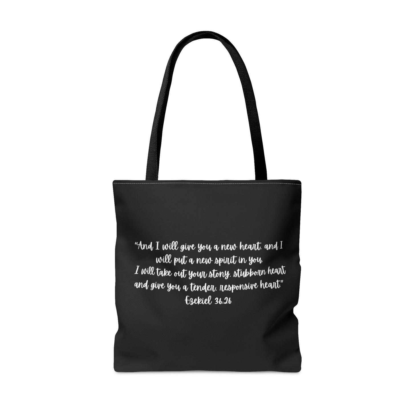 New Heart- Tote Bag (black)