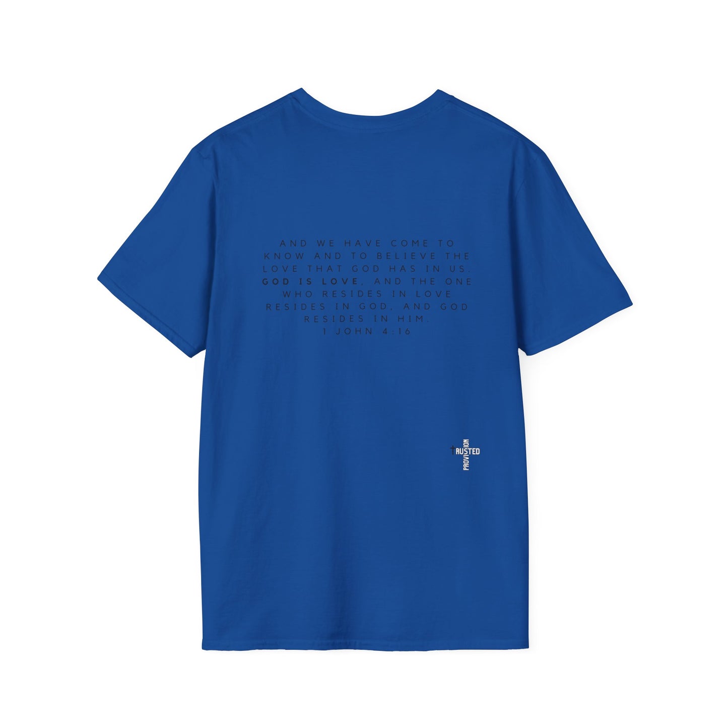 God is Love- Unisex Softstyle T-Shirt (sign language)