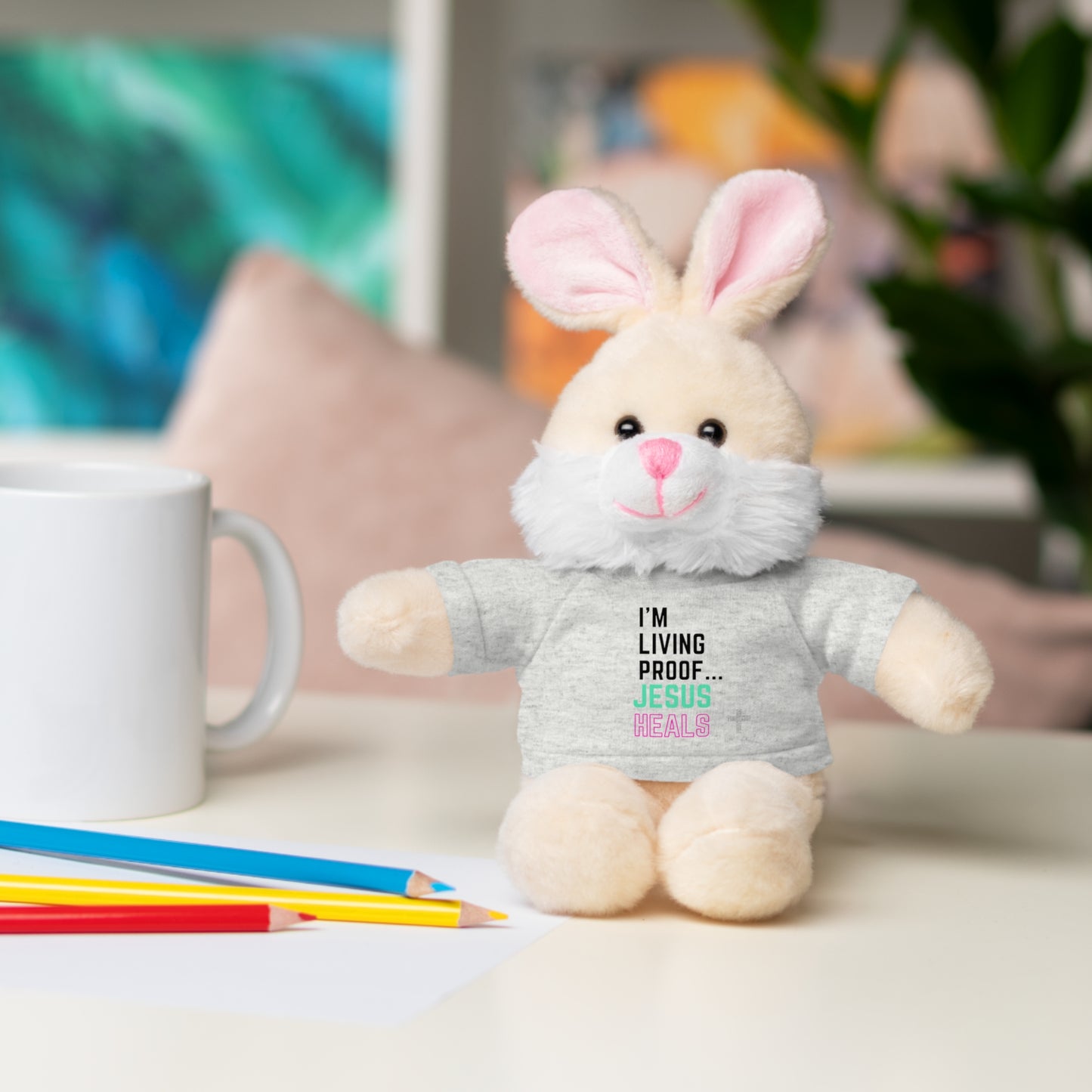 I am living proof...God heals- Stuffed Animals