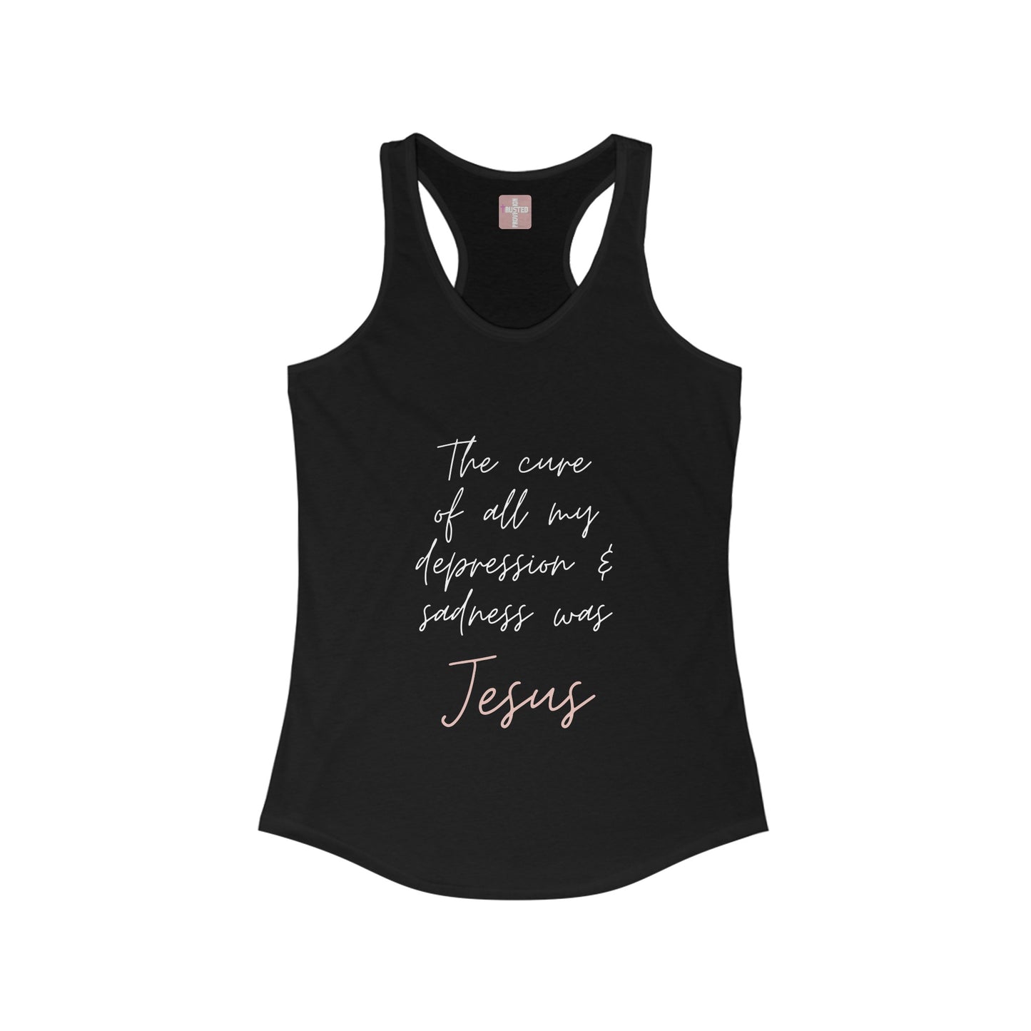 Jesus is My Cure- Women's Racerback Tanktop