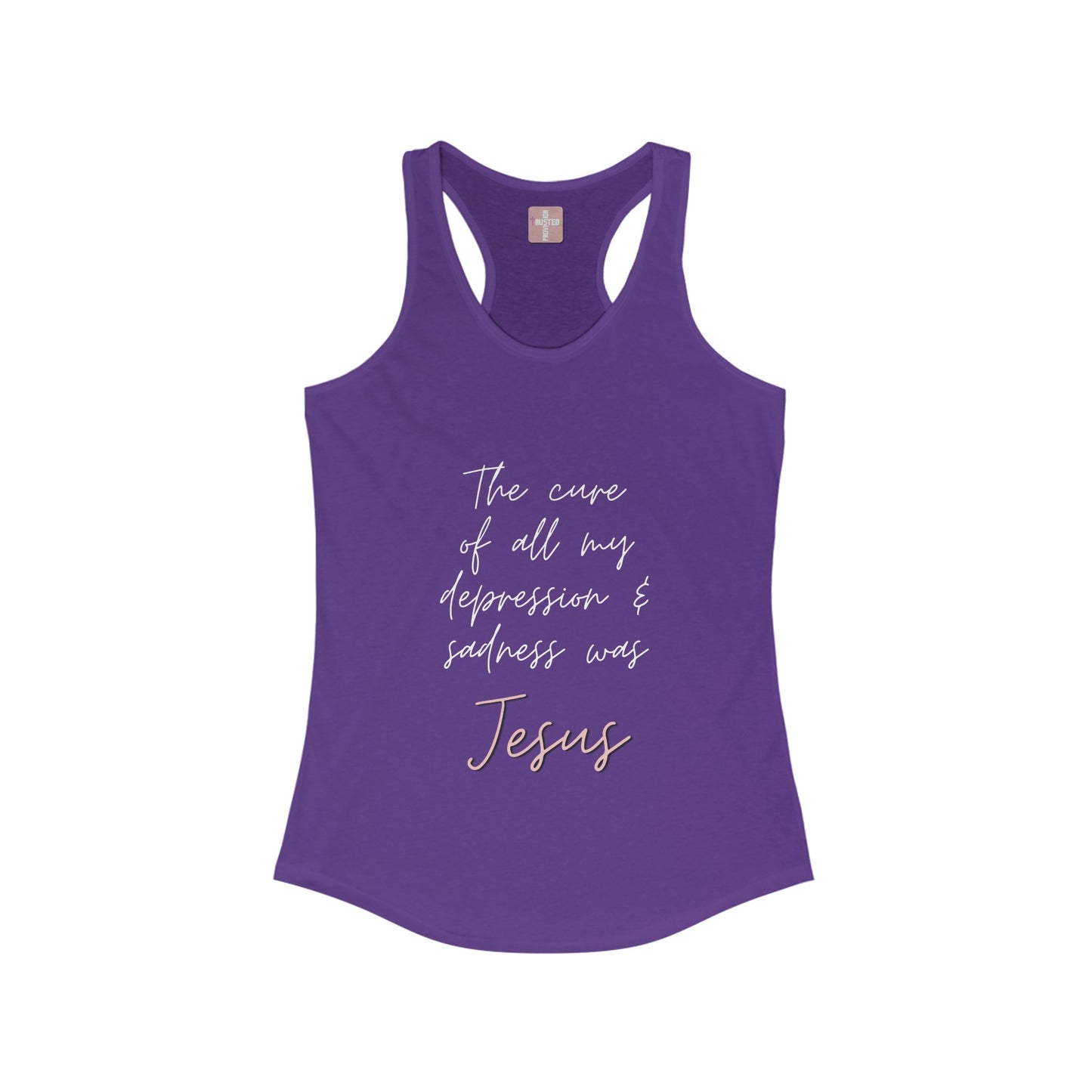 Jesus is My Cure- Women's Racerback Tanktop
