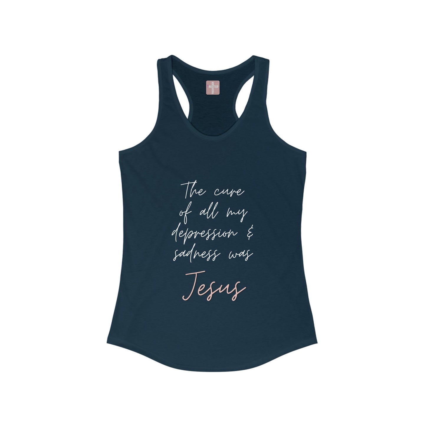 Jesus is My Cure- Women's Racerback Tanktop