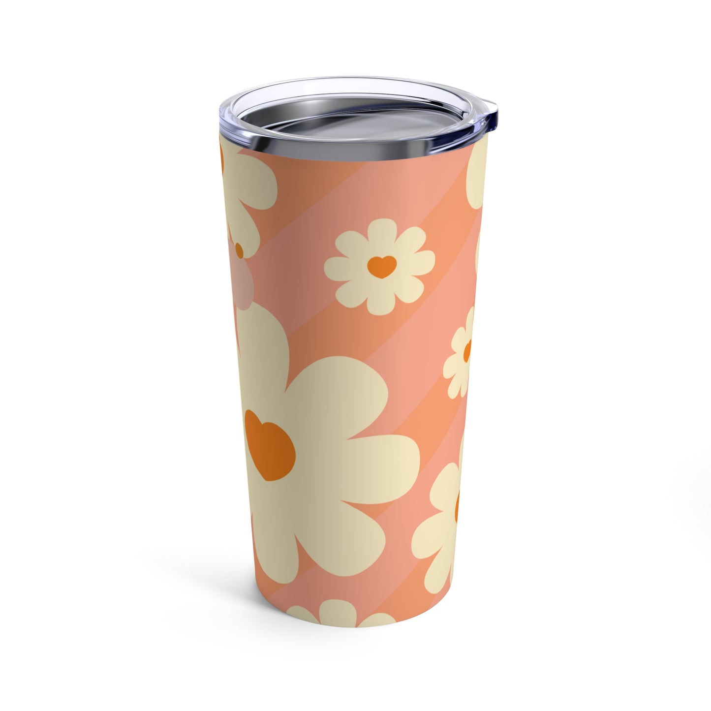 Peace (Phil 4:6)- 20oz Tumbler (hippie daisies)