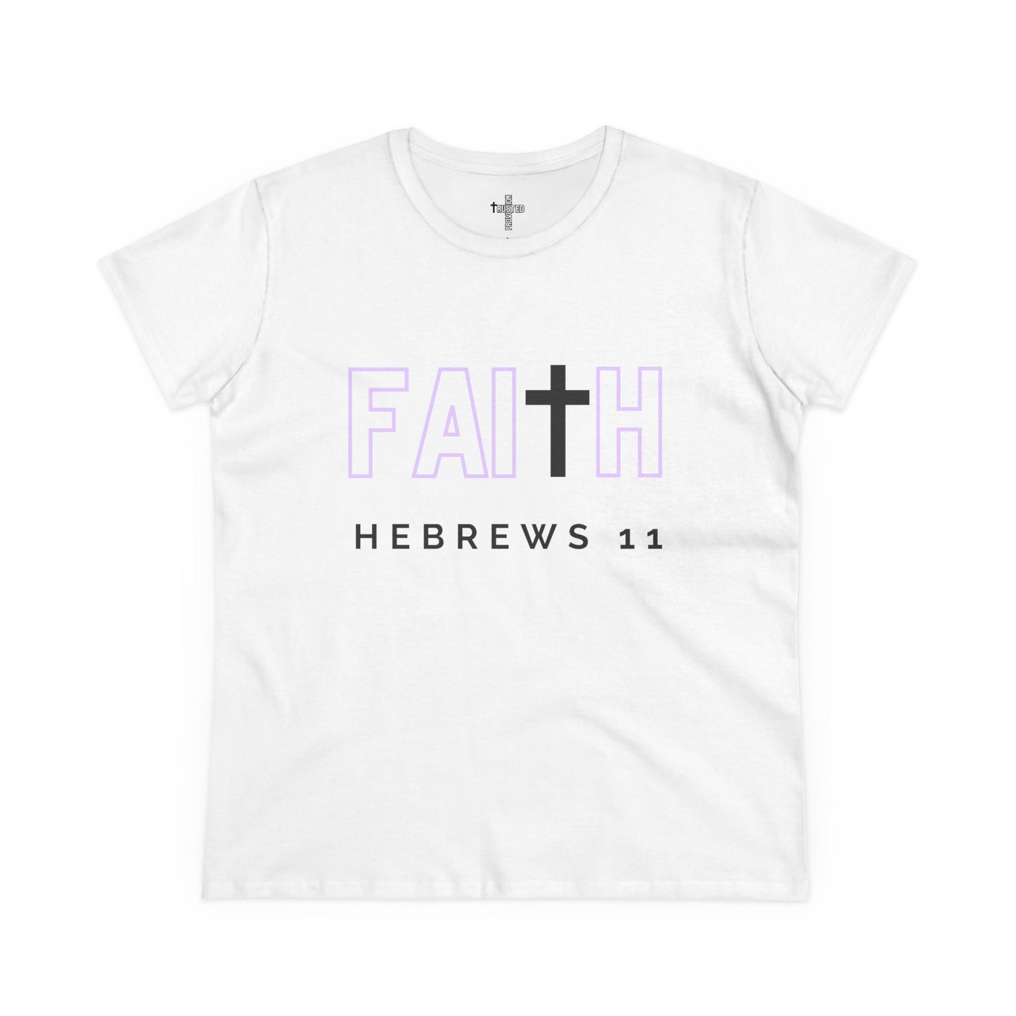 FAITH/HEBREWS 11- Women's Softstyle T-Shirt (lilac)