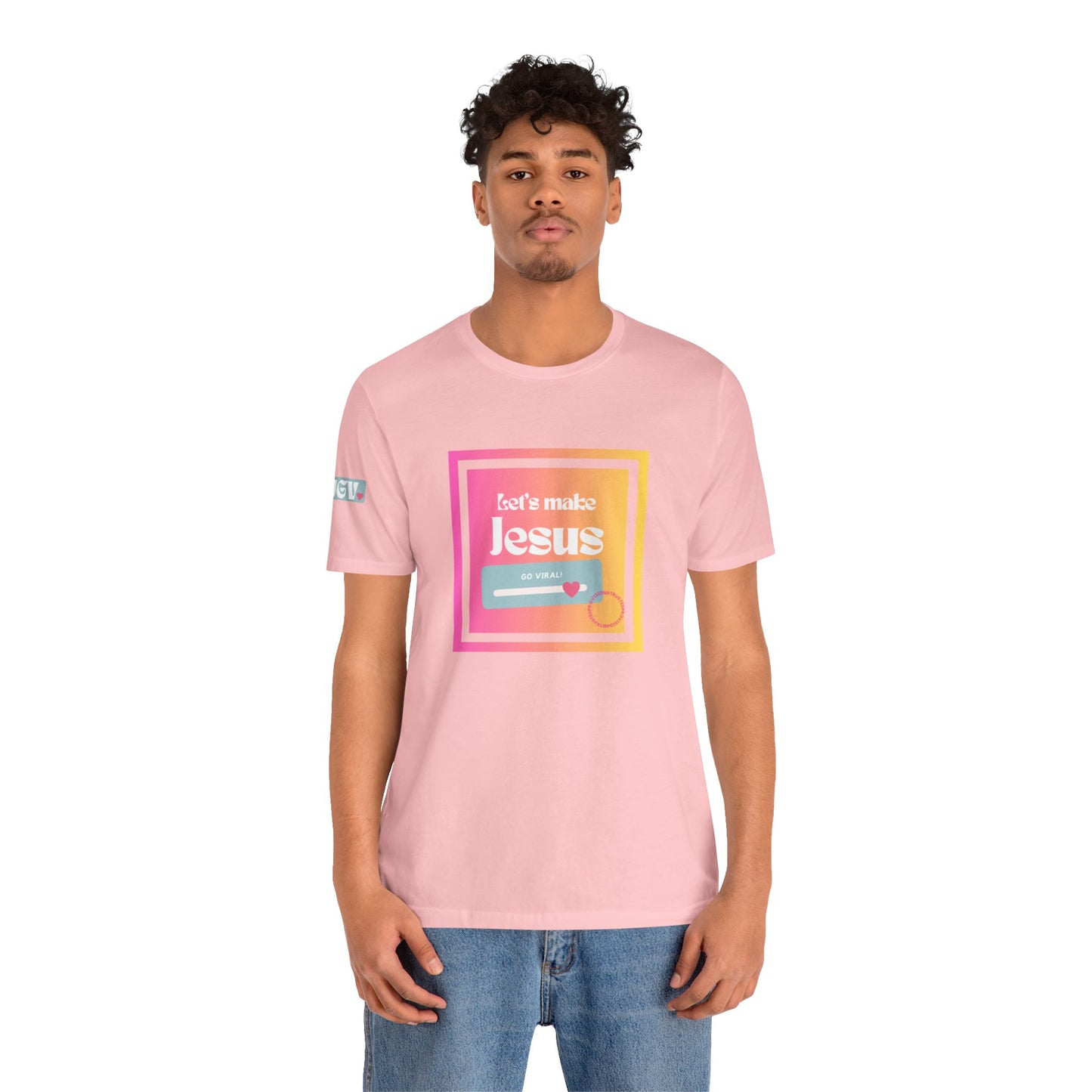 LMJGV: "Let's Make Jesus Go Viral"- Unisex Sleeve T-shirt