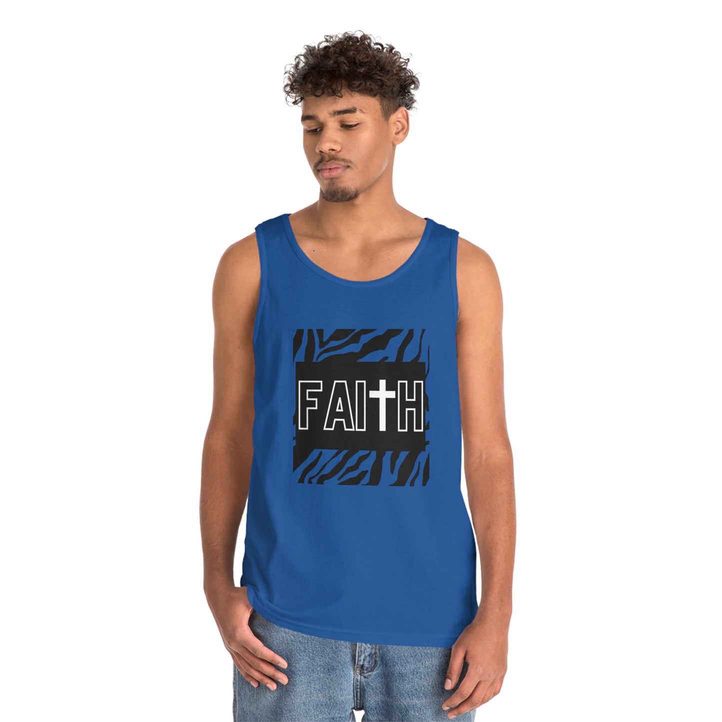 FAITH/Hebrews 11- Men's Tank Top (zebra)