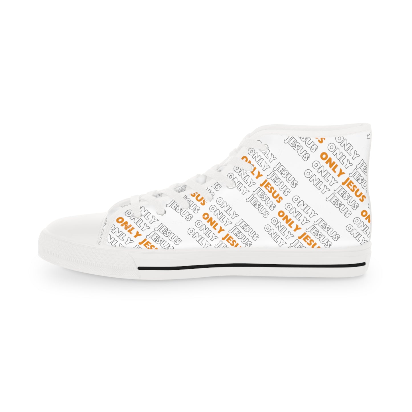 Only Jesus- Men's High Top Sneakers
