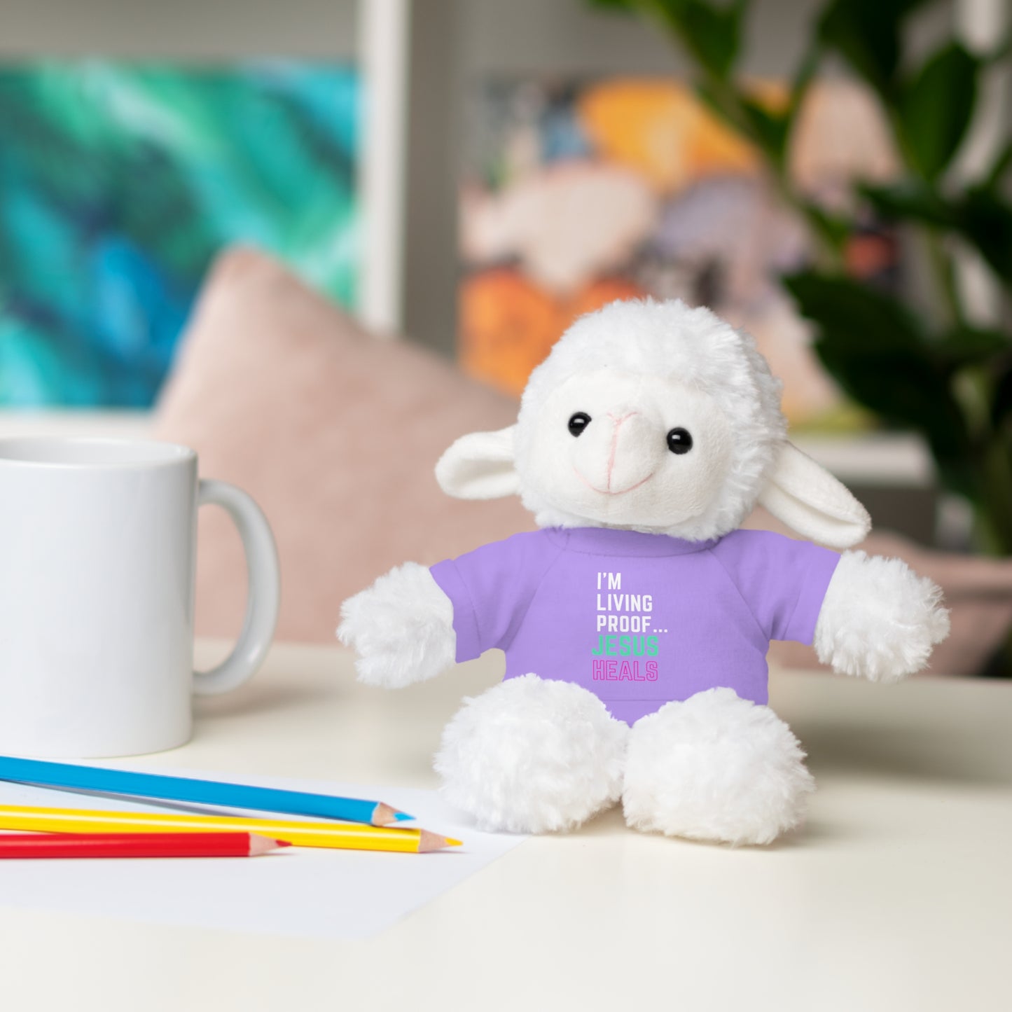I am living proof...God heals- Stuffed Animals