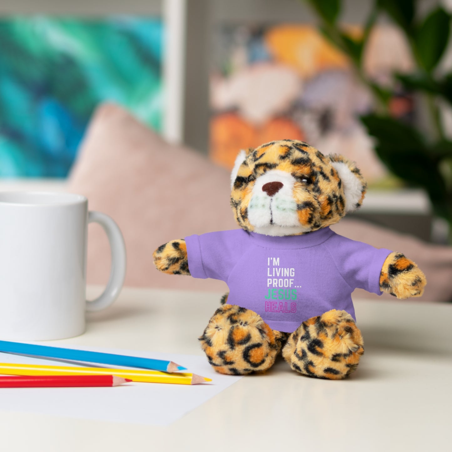 I am living proof...God heals- Stuffed Animals