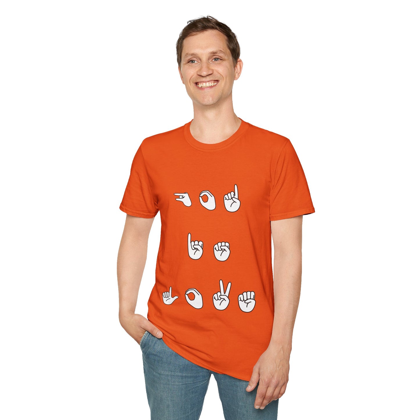 God is Love- Unisex Softstyle T-Shirt (sign language)