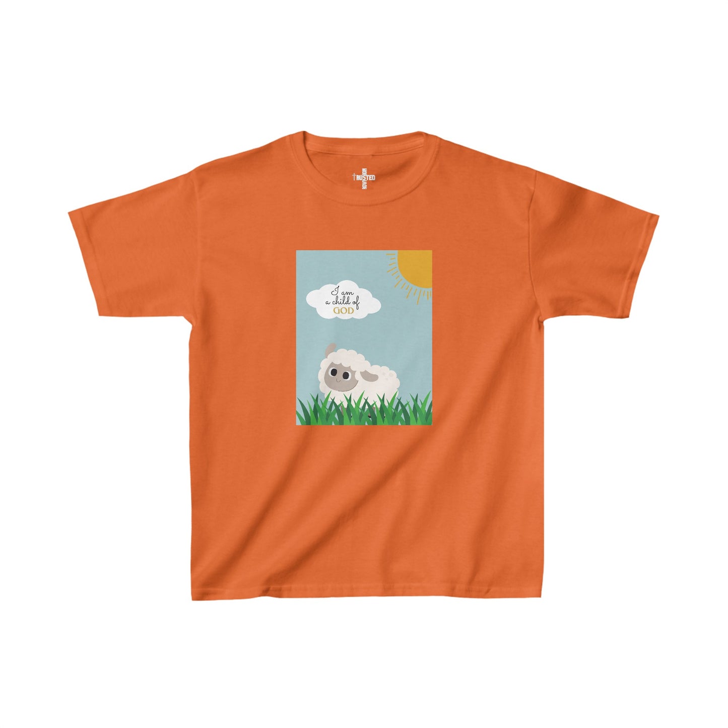 I am a child of God- Kids t-shirt (adorable sheep)