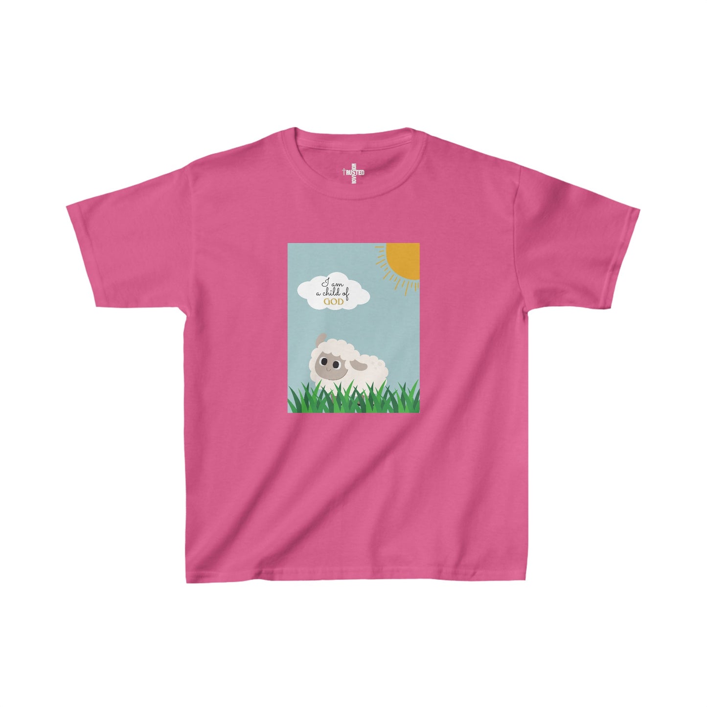 I am a child of God- Kids t-shirt (adorable sheep)