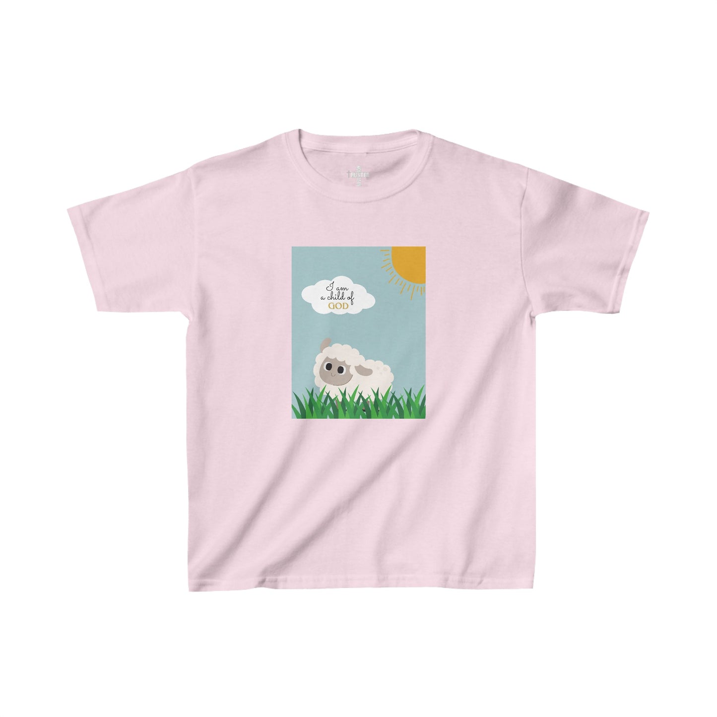 I am a child of God- Kids t-shirt (adorable sheep)