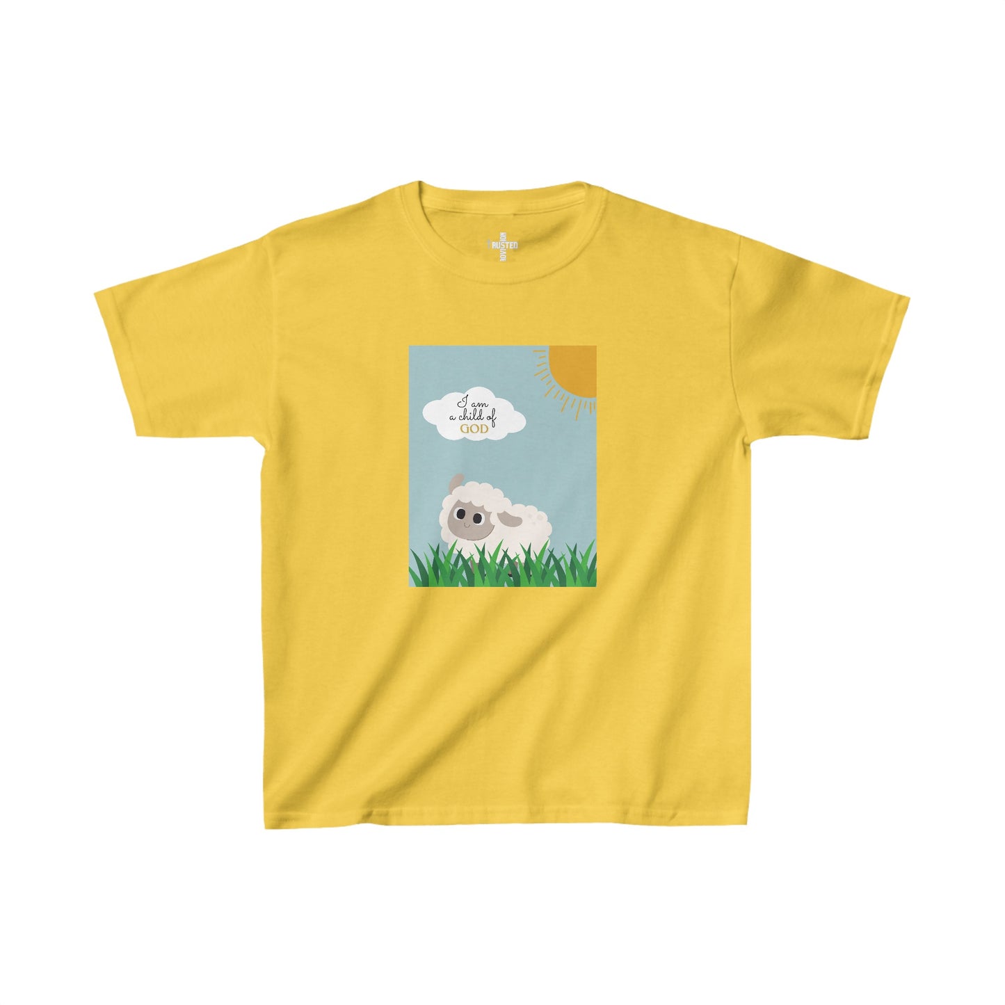I am a child of God- Kids t-shirt (adorable sheep)