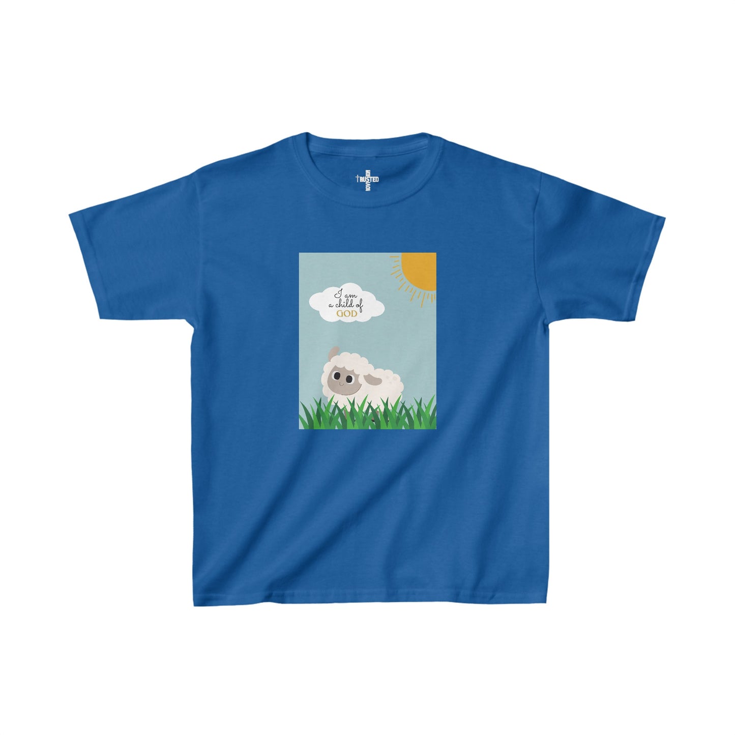 I am a child of God- Kids t-shirt (adorable sheep)