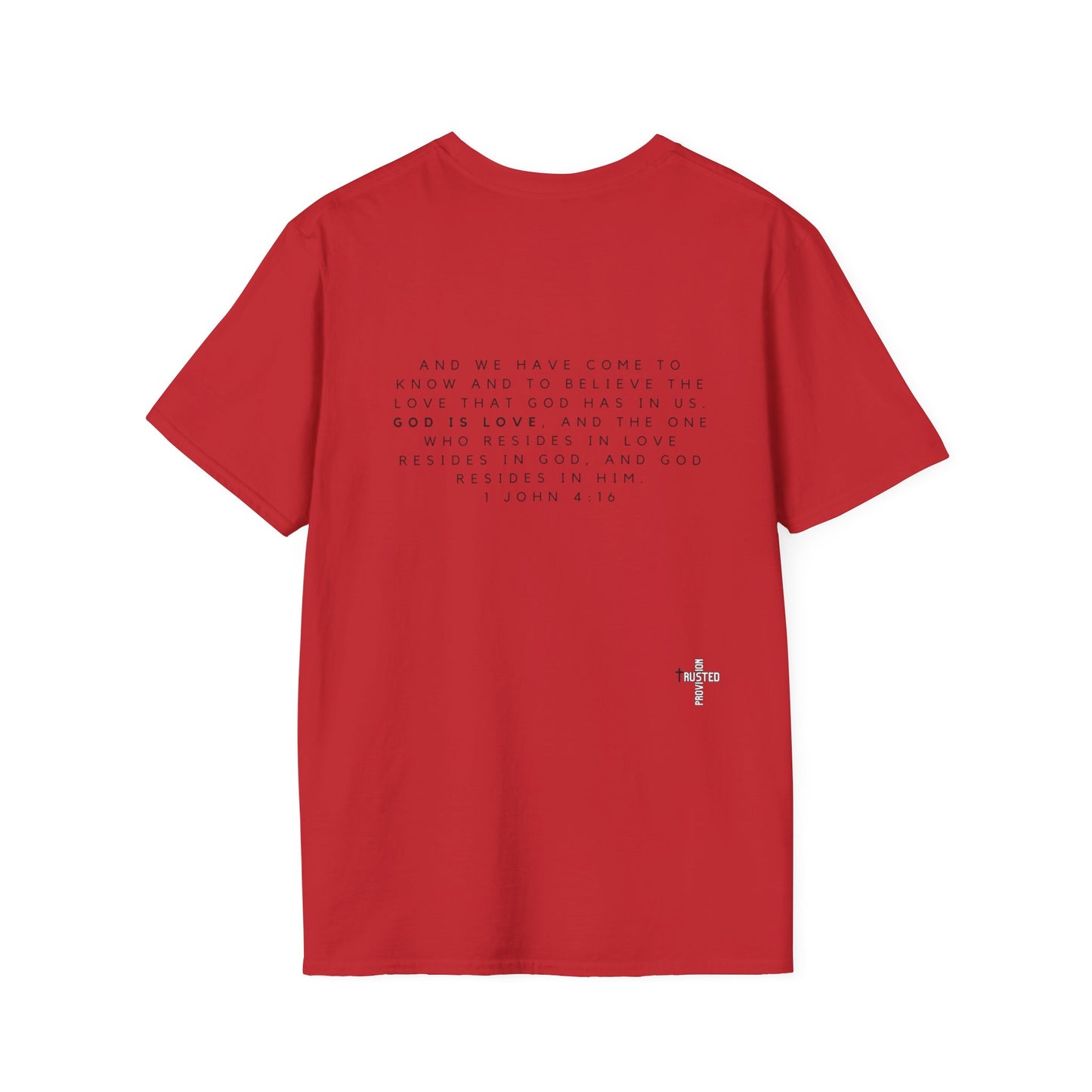 God is Love- Unisex Softstyle T-Shirt (sign language)