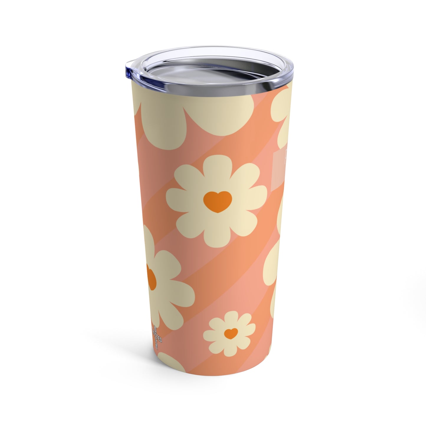 Peace (Phil 4:6)- 20oz Tumbler (hippie daisies)