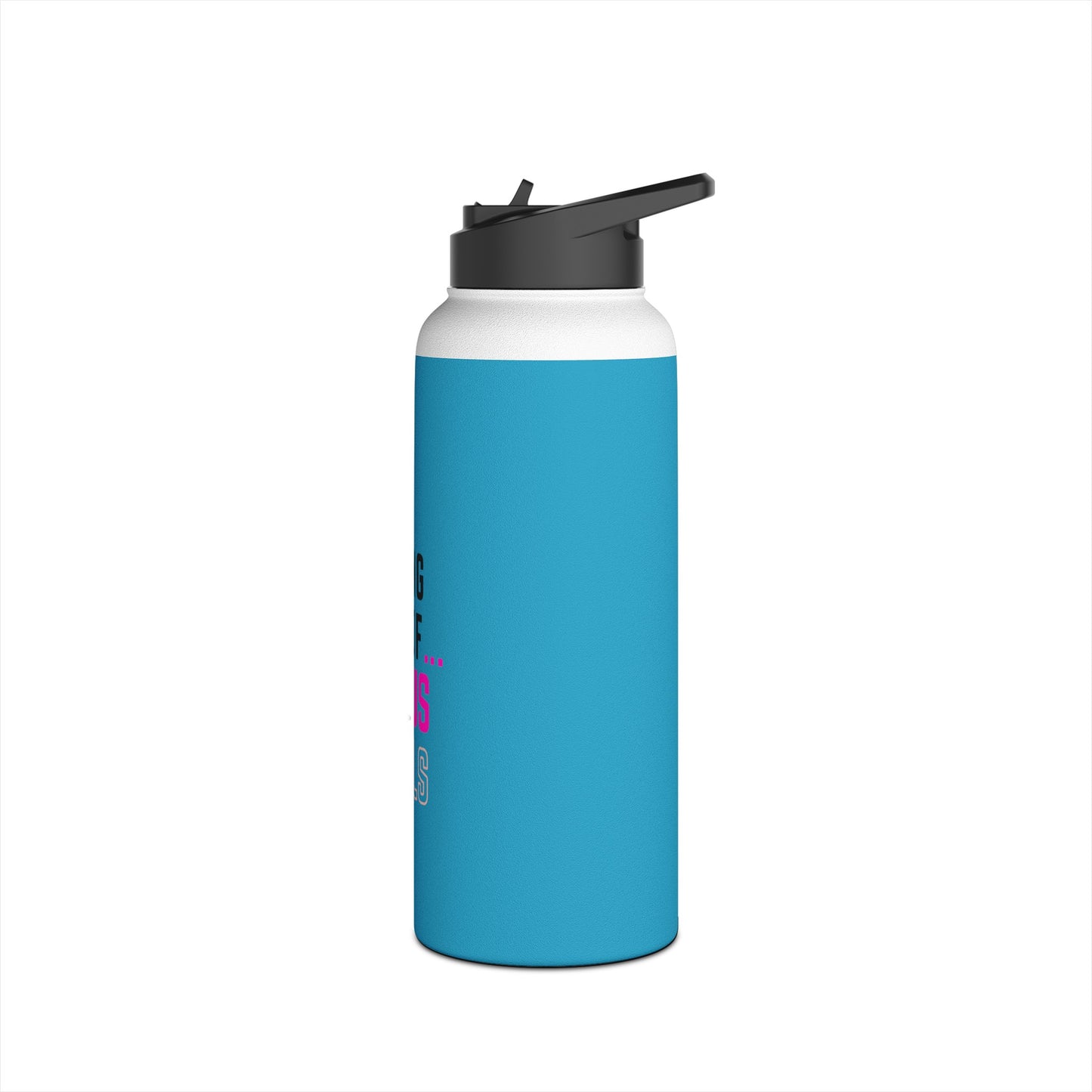 I'm living proof...Jesus Heals- 32 oz Stainless Steel Bottle (turquoise)