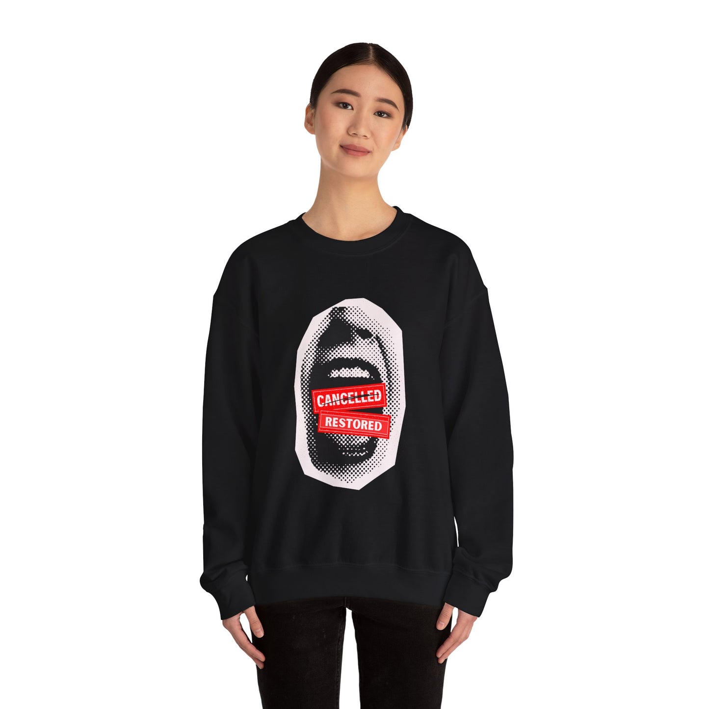 Screaming: Cancelled/Restored- Unisex Crewneck Sweatshirt