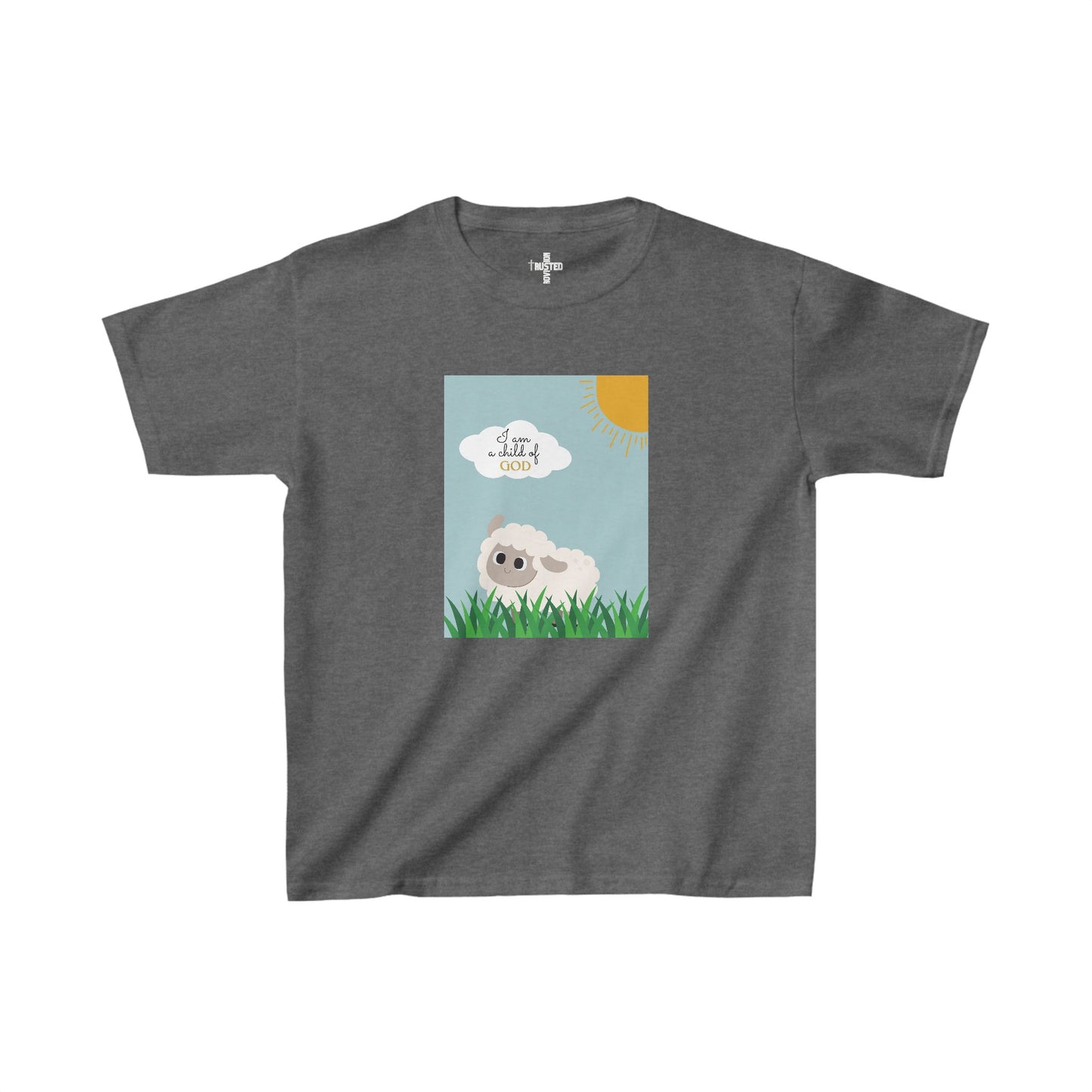 I am a child of God- Kids t-shirt (adorable sheep)