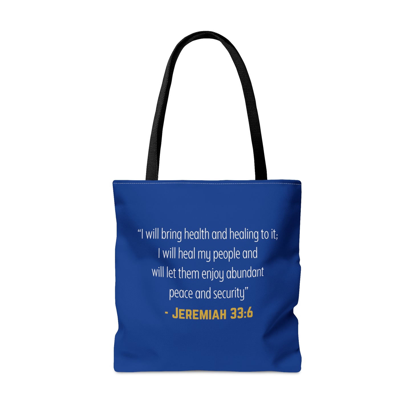 I'm living proof...Jesus Heals- Tote Bag