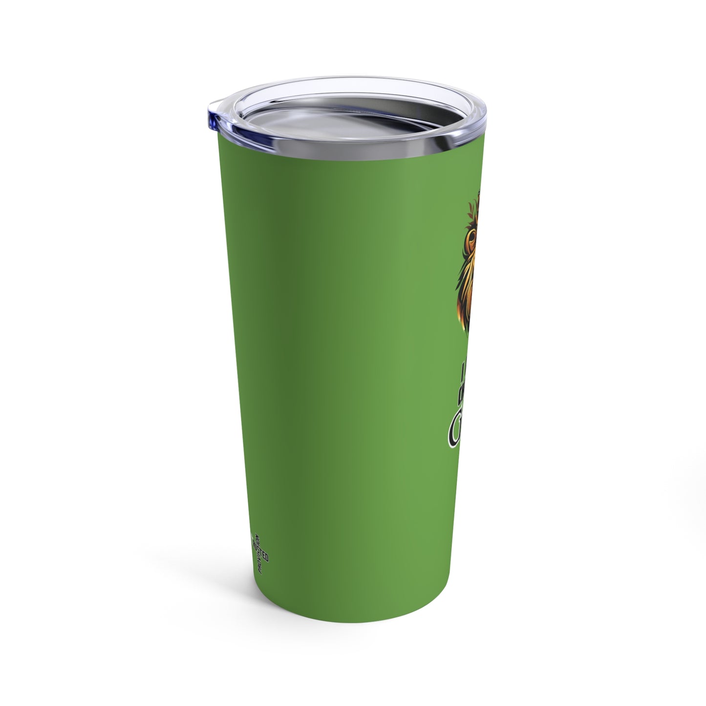 I am a child of God- 20oz Tumbler (green)