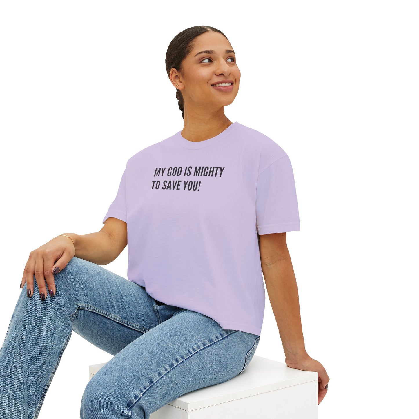 My God is Mighty to Save You!- Women's Softstyle T-Shirt