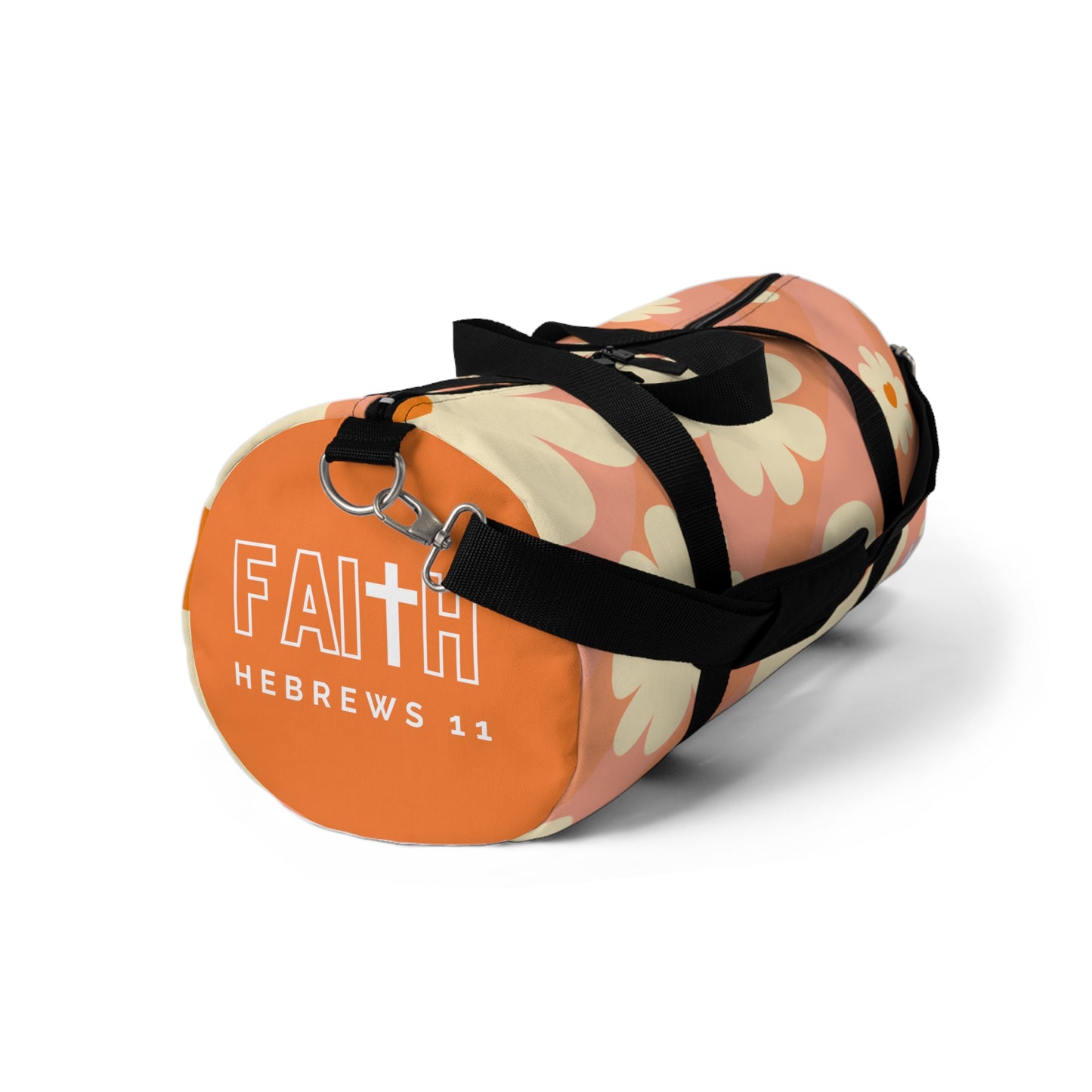FAITH/Hebrews 11- Duffel Bag (daisies)
