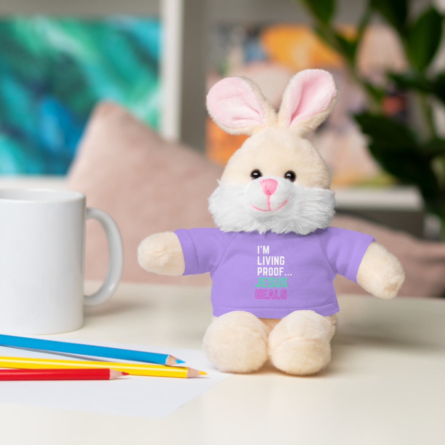 I am living proof...God heals- Stuffed Animals