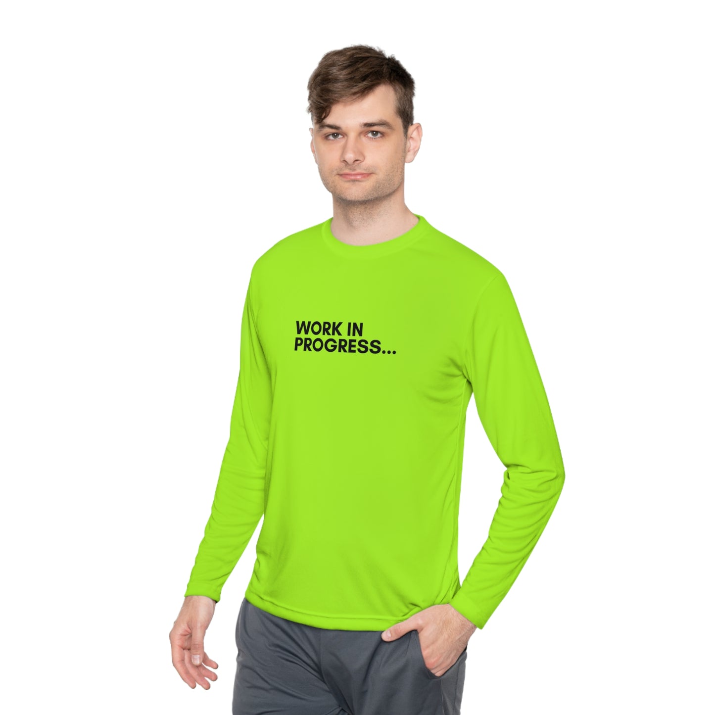 Work in Progress...- Long Sleeve Performance Dry Fit T-shirt (40+ UPF)