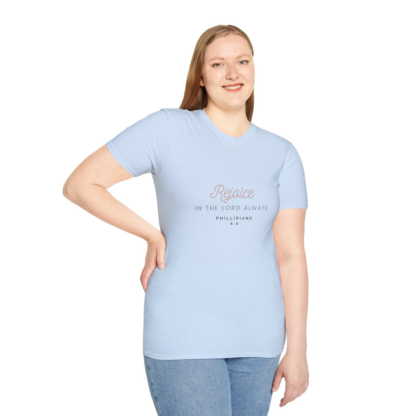 Rejoice- Women's Softstyle T-Shirt