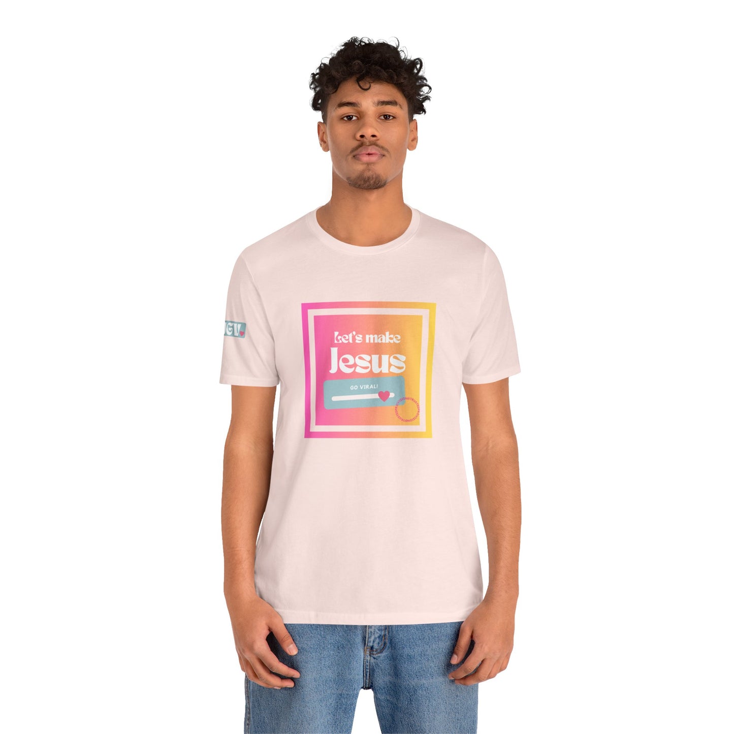 LMJGV: "Let's Make Jesus Go Viral"- Unisex Sleeve T-shirt