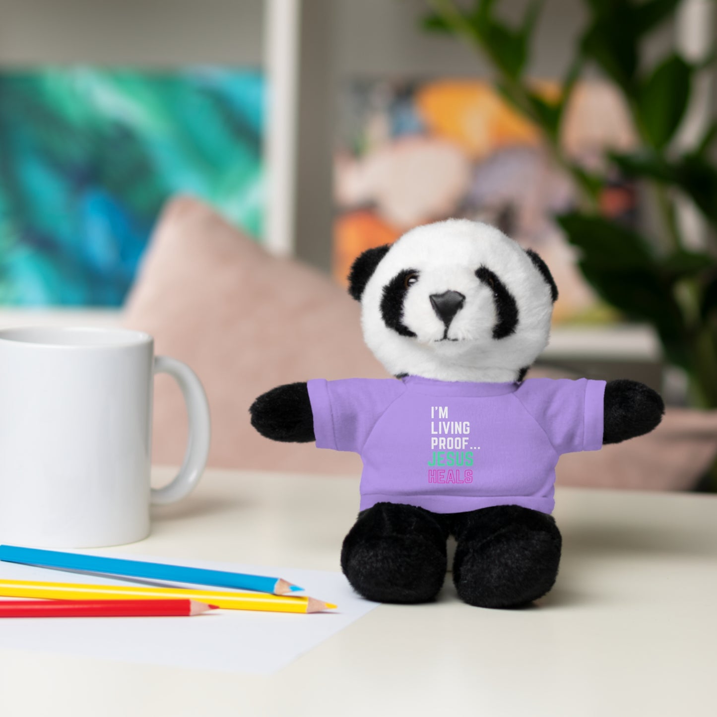 I am living proof...God heals- Stuffed Animals