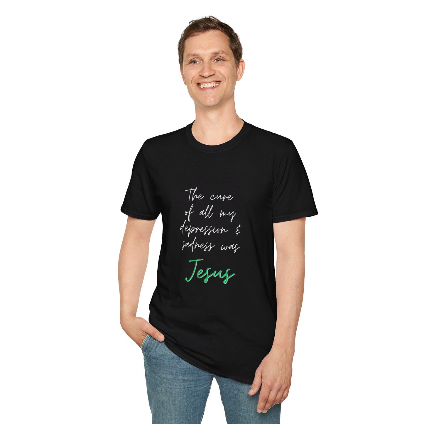 Jesus is My Cure- Unisex Softstyle T-Shirt
