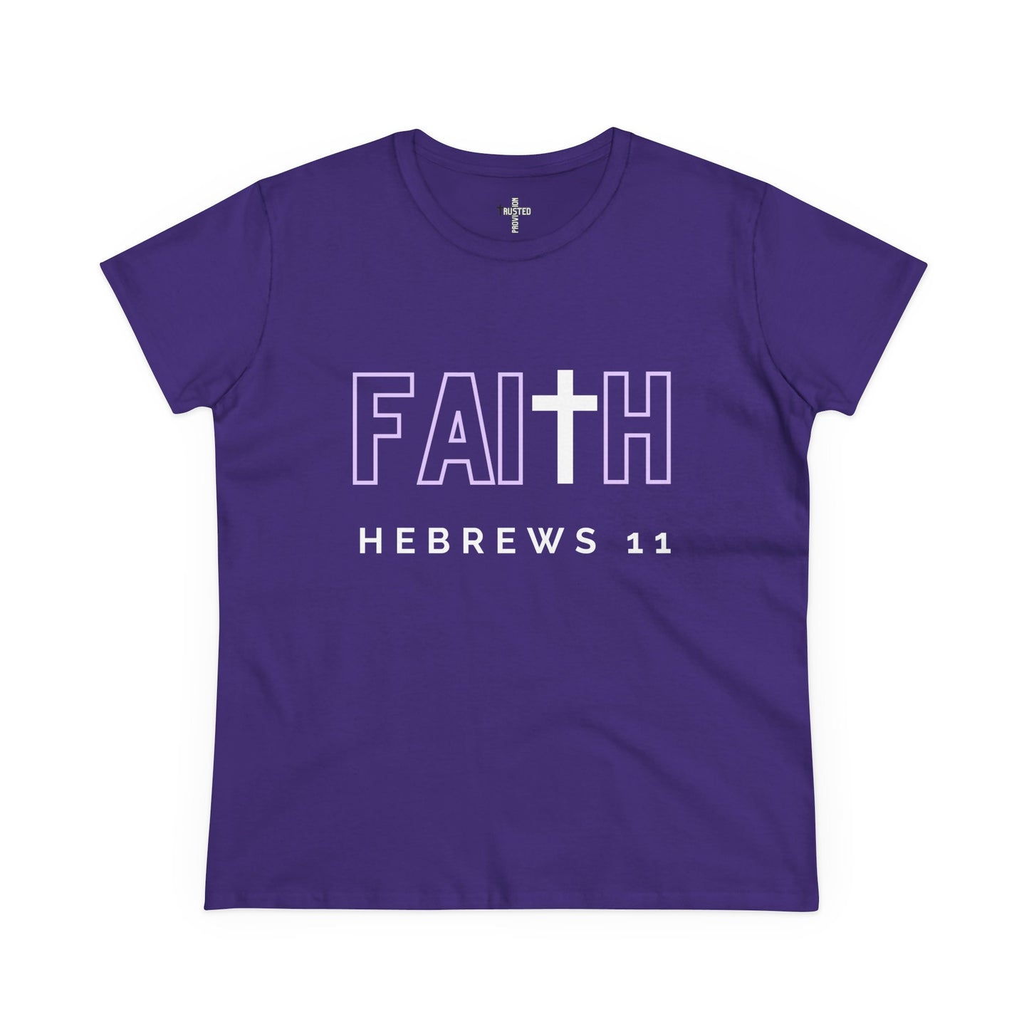 FAITH/HEBREWS 11- Women's Softstyle T-Shirt (lilac)
