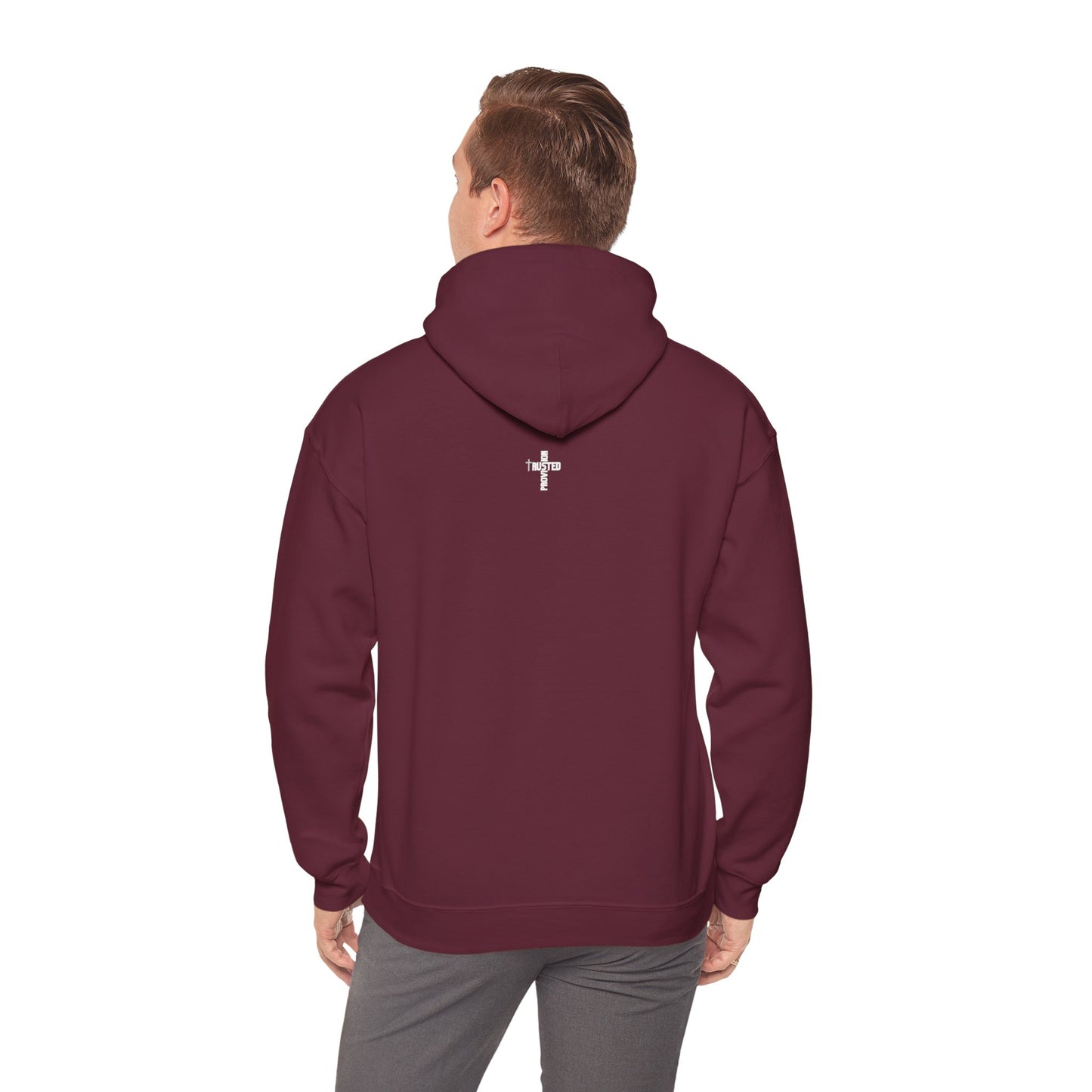 Pray- Unisex Hoodie (white & gray letters)