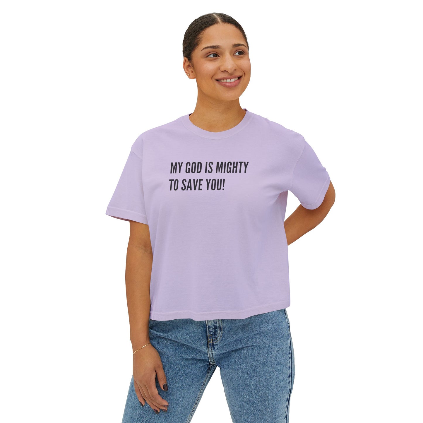 My God is Mighty to Save You!- Women's Softstyle T-Shirt