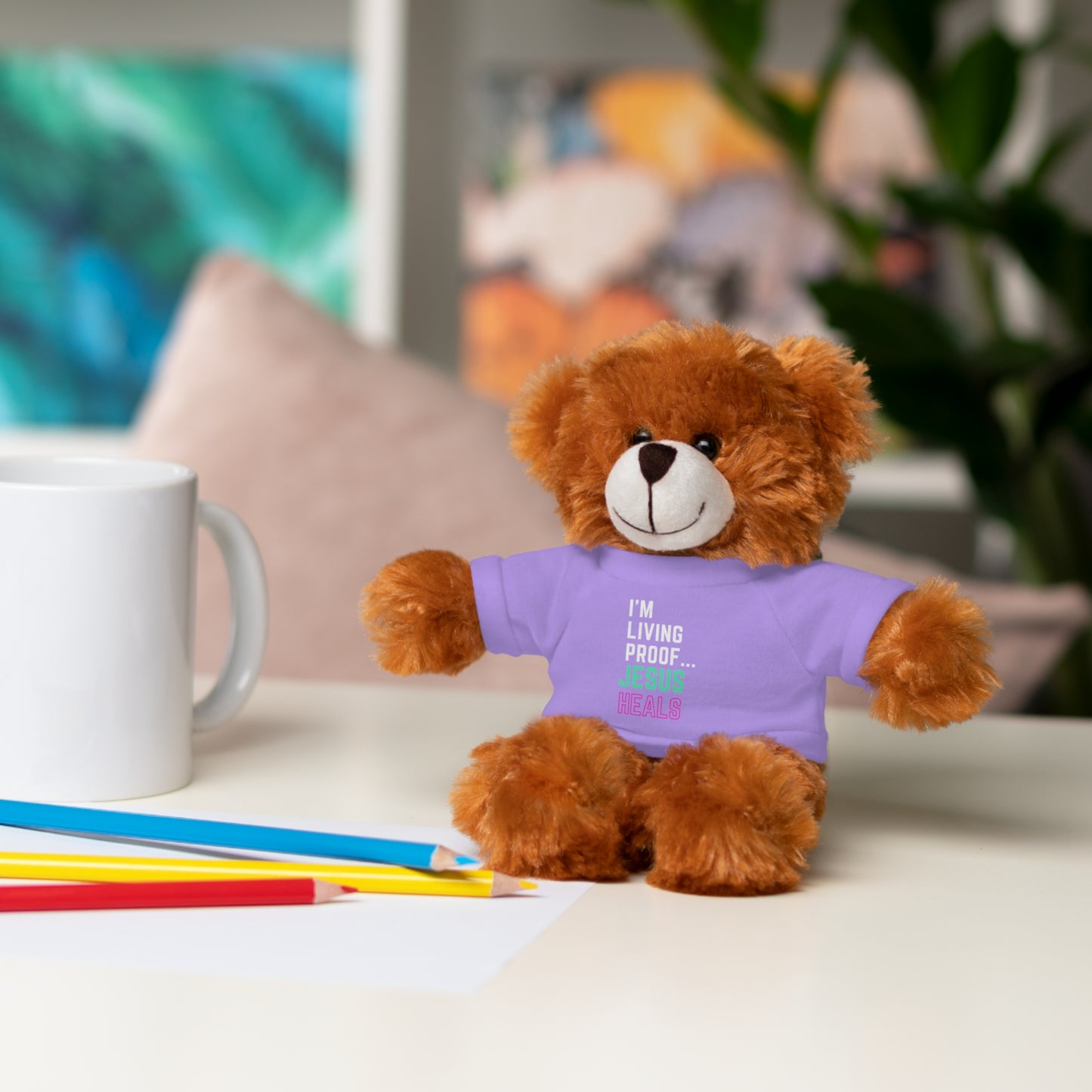 I am living proof...God heals- Stuffed Animals
