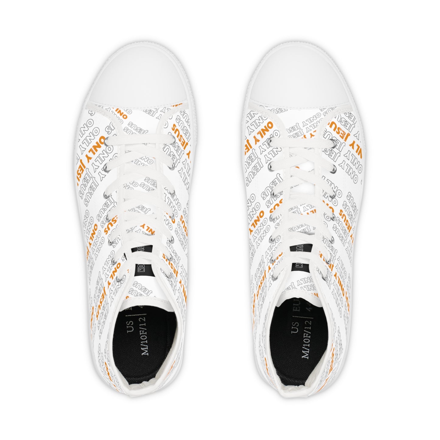 Only Jesus- Men's High Top Sneakers