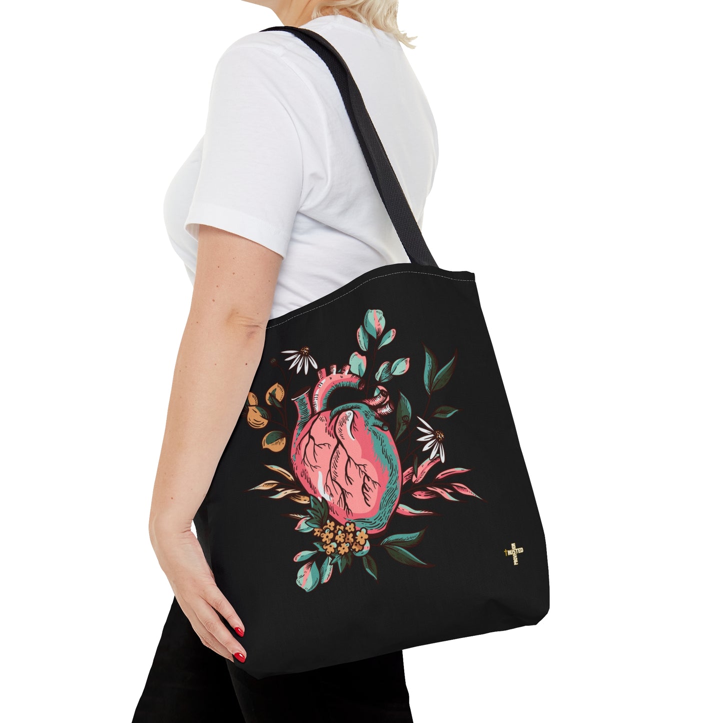 New Heart- Tote Bag (black)