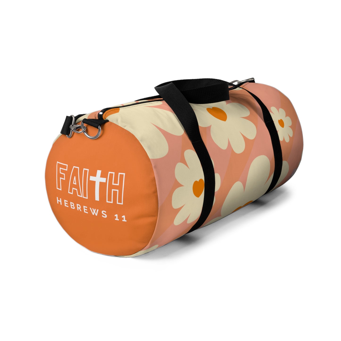 FAITH/Hebrews 11- Duffel Bag (daisies)