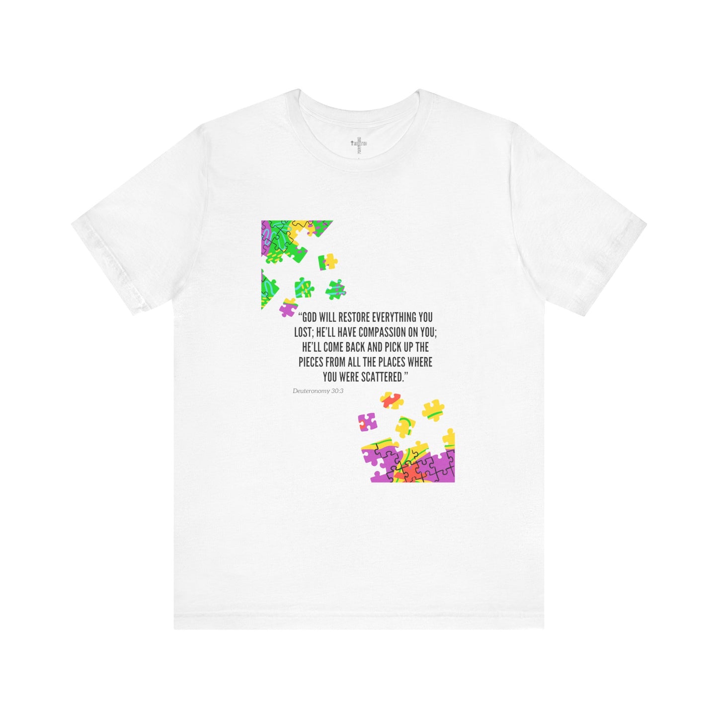 Restored Puzzle- Unisex Jersey Short Sleeve