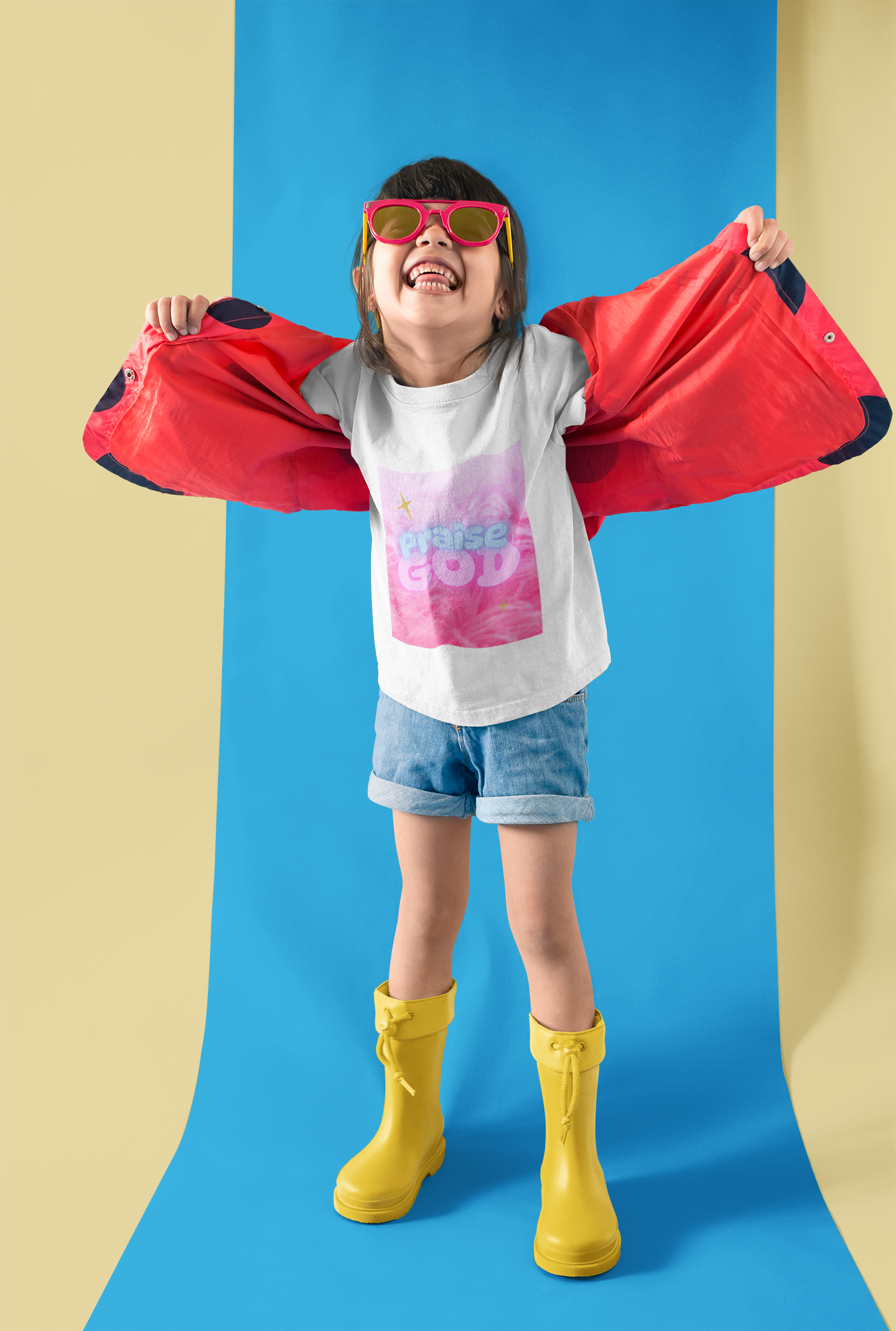 Praise God Girls' Christian T-Shirt – Cute & Faith-Inspired Apparel