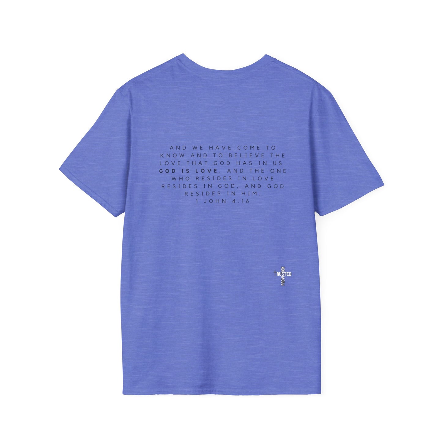 God is Love- Unisex Softstyle T-Shirt (sign language)