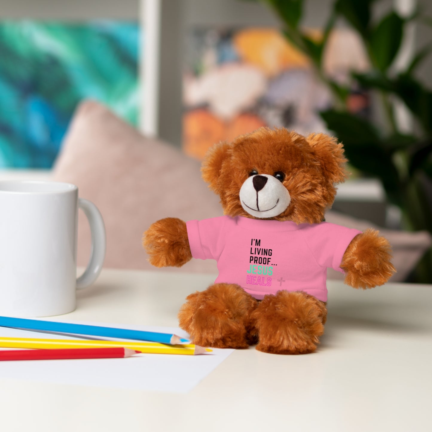 I am living proof...God heals- Stuffed Animals